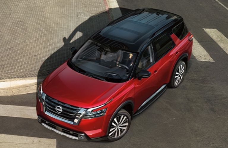 2024 Nissan pathfinder three-angled view